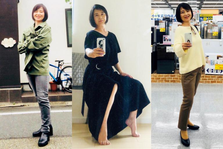 骨盤底筋の専門家kyo先生がチェック!46歳読者が美ポーズ自撮りダイエット/お腹ポッコリ解消編